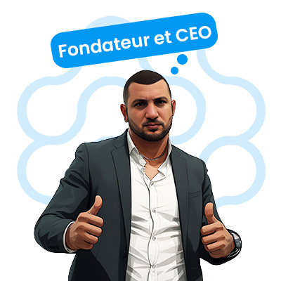 Portrait de Michael Kebail, fondateur de RapidoSoftware, visionnaire dans la création de solutions numériques innovantes