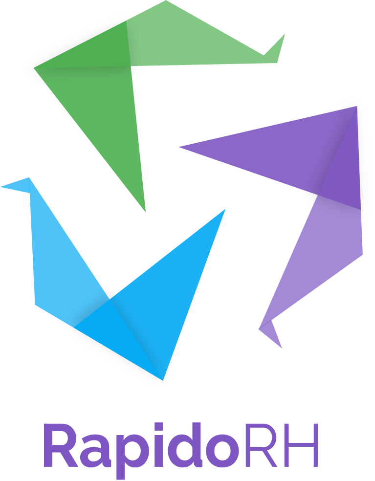 Logo de RapidoRH, solution RH moderne et intuitive pour gérer les talents et piloter efficacement les ressources humaines