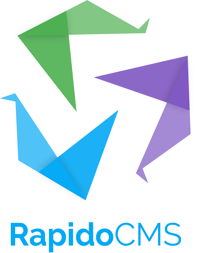 Logo de RapidoCMS, système de gestion de contenu simple et rapide pour créer, modifier et gérer efficacement des sites web