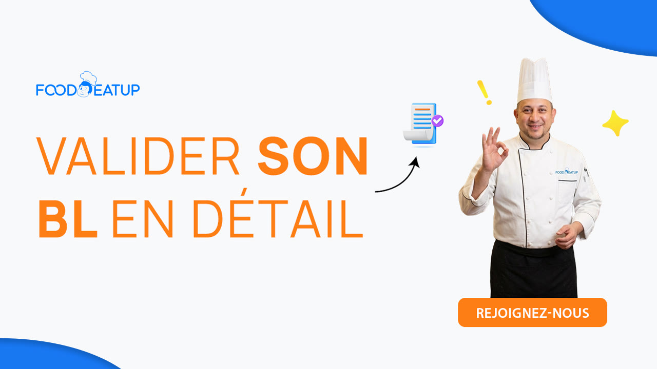 Vignette du tutoriel Valider son BL en détail FoodEatUp