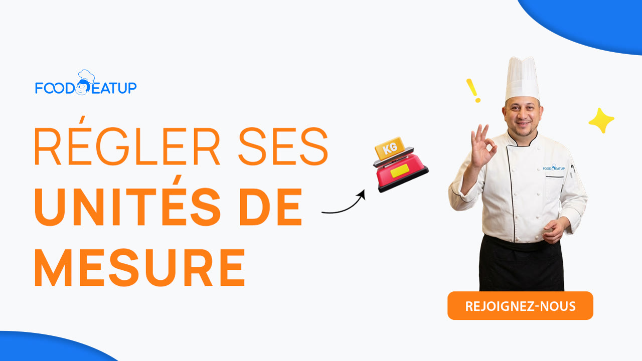 Vignette du tutoriel Régler ses unités de mesure FoodEatUp